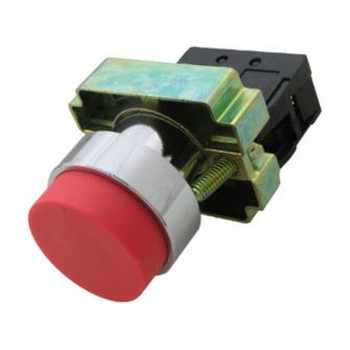 Кнопка управления NP2-BL42 без подсветки, красная, 1НЗ IP40 (CHINT)