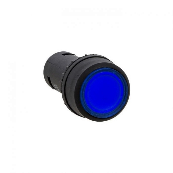 Кнопка SW2C-10D с подсветкой синяя NO 24В EKF PROxima