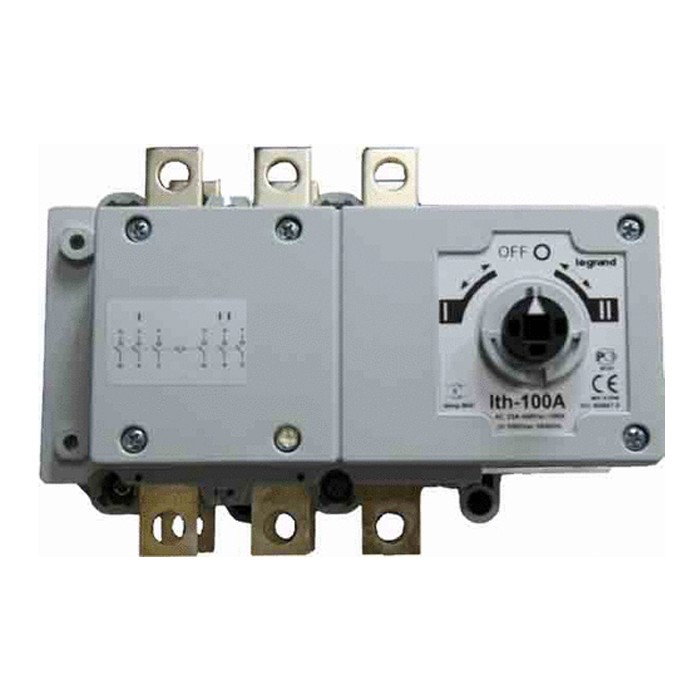 Перекидной выключатель-разъединитель DCX-M - 1250 А - типоразмер 5 - 3П - винтовые зажимы