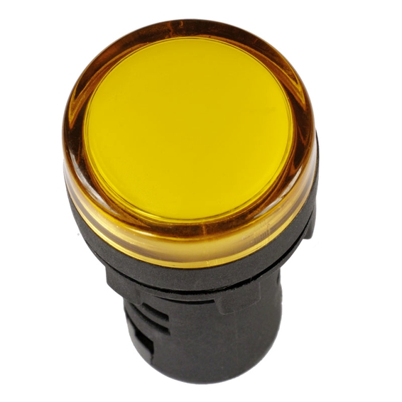Лампа AD16DS(LED)матрица d16мм желтый 110В AC/DC  ИЭК