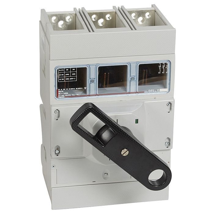 Выключатель-разъединитель DPX-IS 1600 - с дистанционным отключением - 1600 A - 3П - стандартная рукоятка