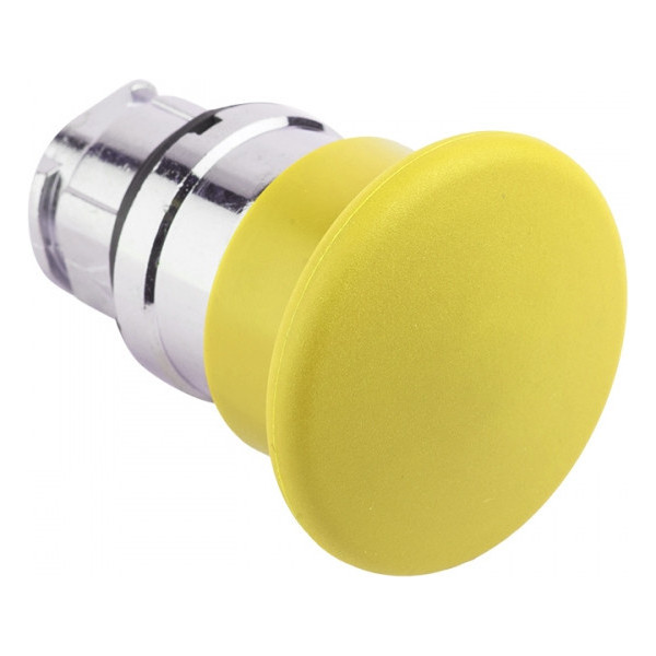 Исполнительный механизм кнопки XB4 Грибок желтый возвратный без фиксации без подсветки EKF PROxima