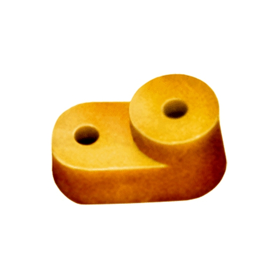 Угловой изолятор для  О шины желтый (200 штук)