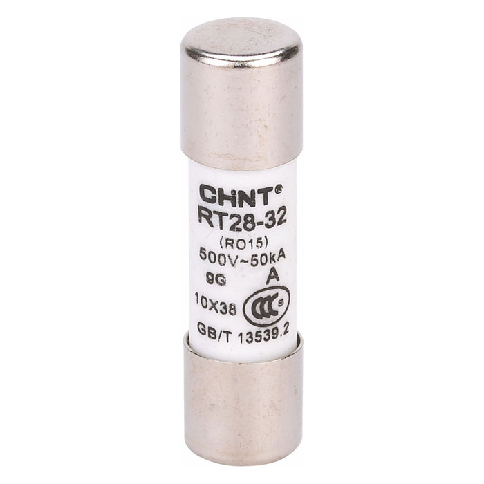 Плавкая вставка цилиндрическая RT28-32 10A 10х38 (R)(CHINT)