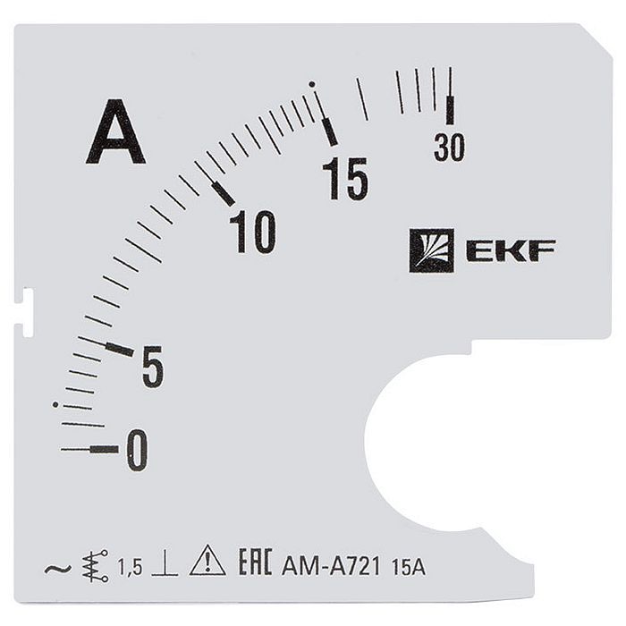 Шкала сменная для A721 15/5А-1,5 EKF PROxima