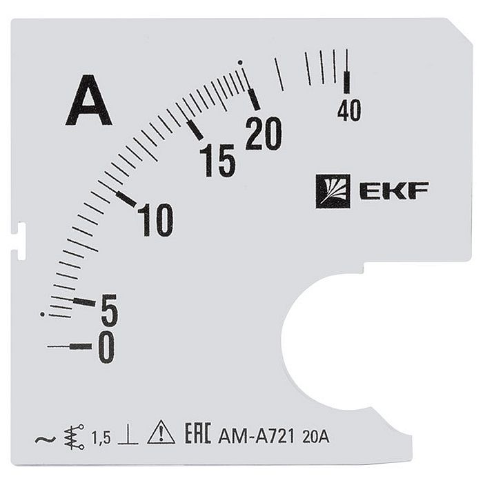 Шкала сменная для A721 20/5А-1,5 EKF PROxima