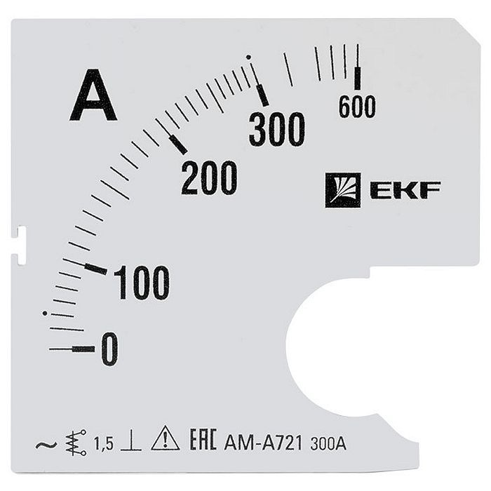 Шкала сменная для A721 300/5А-1,5 EKF PROxima