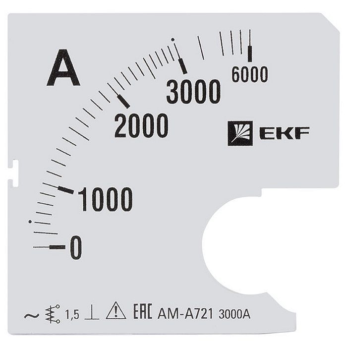 Шкала сменная для A721 3000/5А-1,5 EKF PROxima