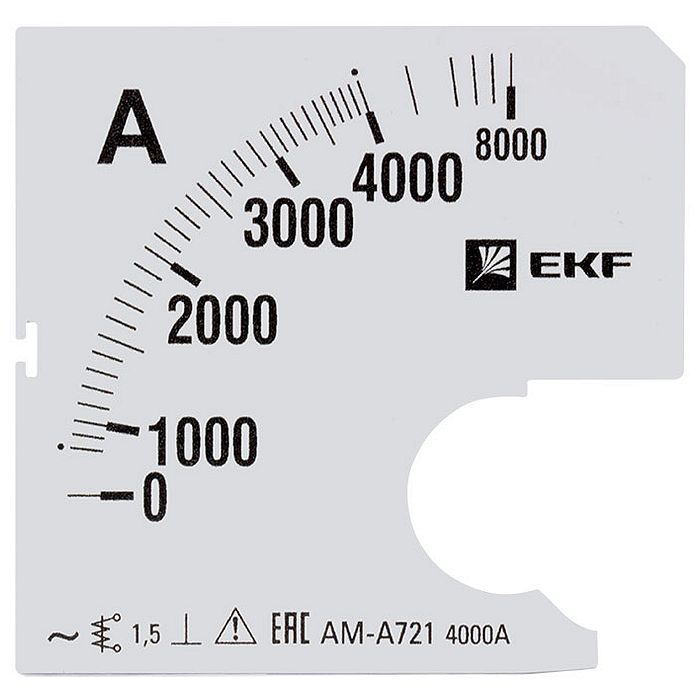 Шкала сменная для A721 4000/5А-1,5 EKF PROxima