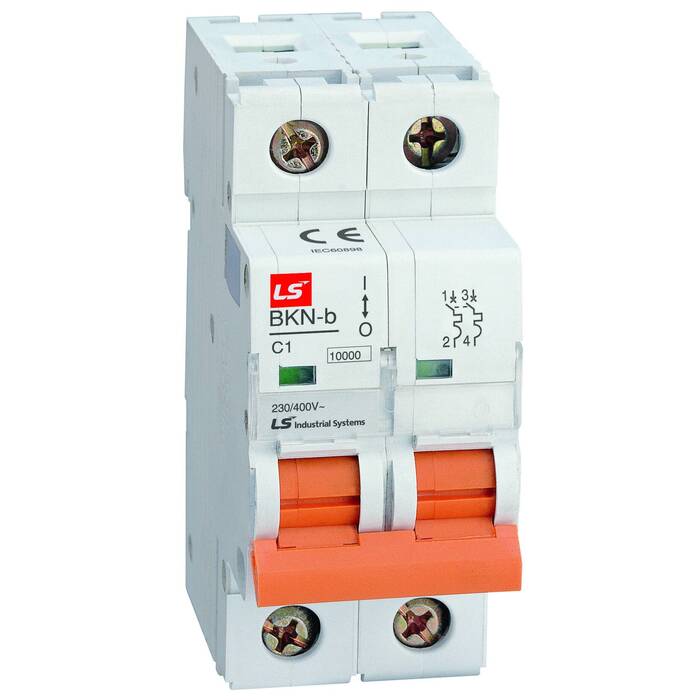 Автоматический выключатель LS Electric BKN 2P 10А (C) 10кА, 061206488B