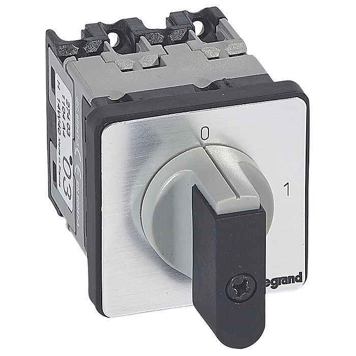 Выключатель - положение вкл/откл - PR 12 - 4П - 4 контакта - крепление на дверце