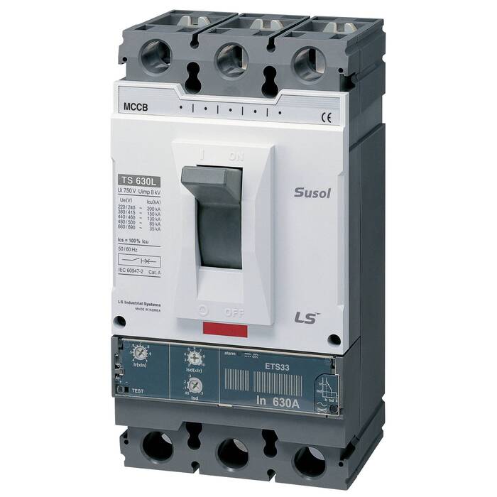 Силовой автомат LS Electric TS630 630А, ETS, 65кА, 3P, 400А, 0108006000