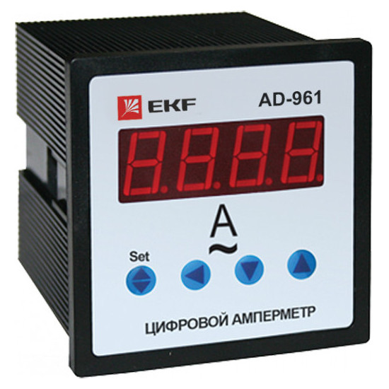 Амперметр щитовой EKF PROxima 9999А AC, цифровой, кл.т. 1, ad-961