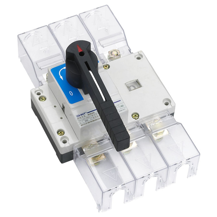 Выключатель-разъединитель NH40-250/3W ,3P ,250А, выносная рукоятка управления (CHINT)