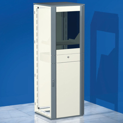 Сборный напольный шкаф CQCE для установки ПК, 1600 x 600 x 600 мм (упак. 1шт)