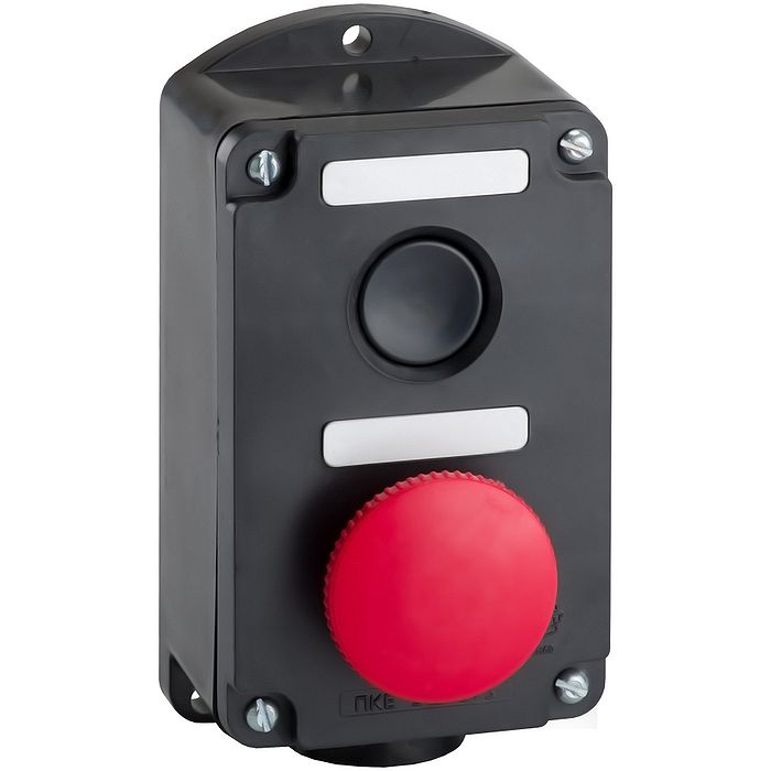 Пост кнопочный ПКЕ 212-2-У3-IP40-КЭАЗ (красный гриб)
