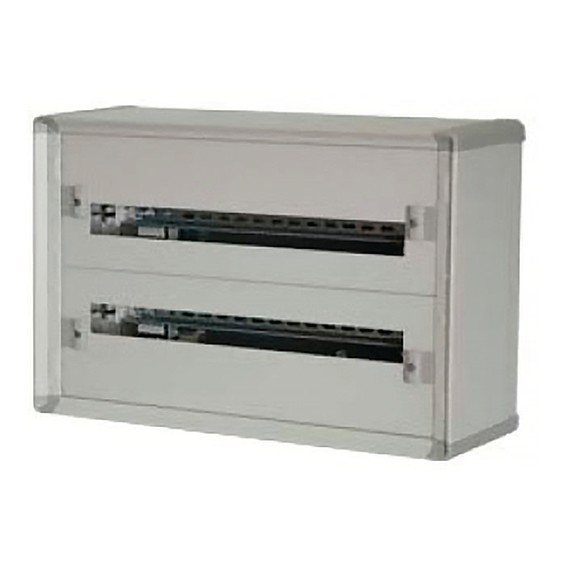 Распределительный шкаф с металлическим корпусом XL? 160 - для модульного оборудования - 2 рейки - 450x575x147