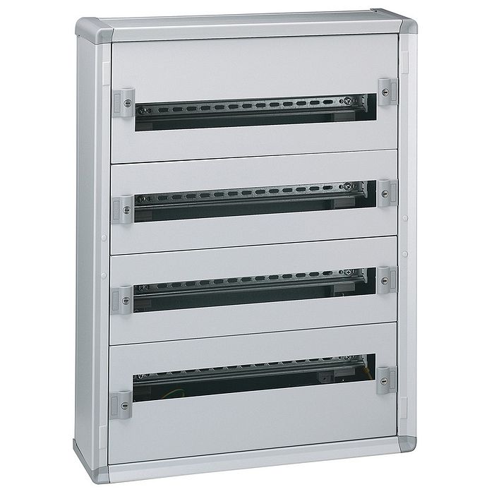 Распределительный шкаф с металлическим корпусом XL? 160 - для модульного оборудования - 4 рейки - 750x575x147
