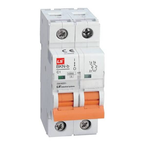 Автоматический выключатель LS Electric BKN 1P+N 6А (C) 10кА, 061206348B