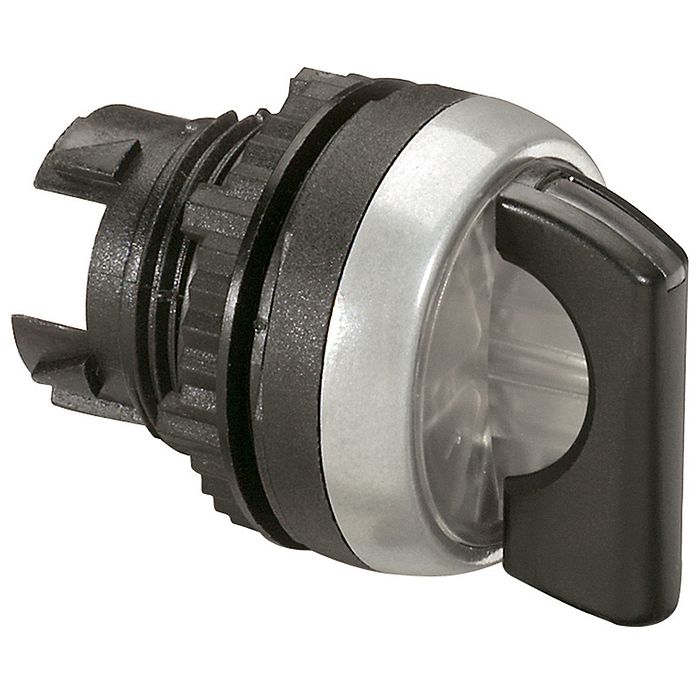 Переключатель - Osmoz - для комплектации - с подсветкой - 2 положения с фиксацией - 45° - чёрный