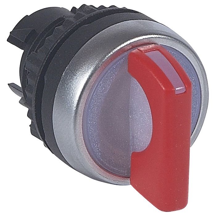 Переключатель - Osmoz - для комплектации - с подсветкой - 2 положения с фиксацией - 90° - красный