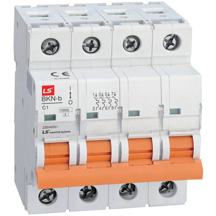 Автоматический выключатель LS Electric BKN 4P 10А (B) 10кА, 061404078B