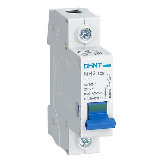 Выключатель нагрузки NH2-125 1P 100A (CHINT)