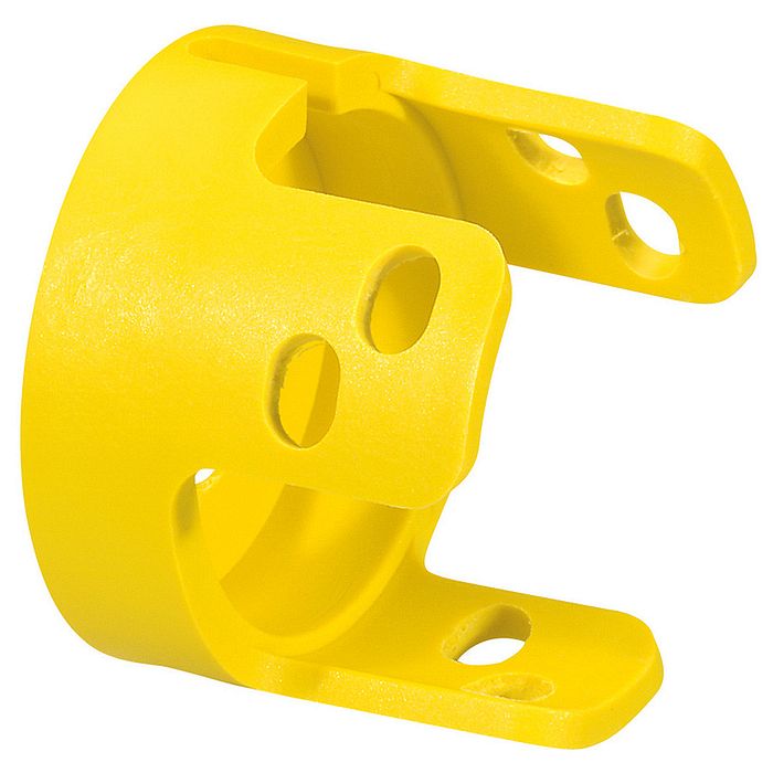 Суппорт - Osmoz - желтый - низкий для кнопок с грибовидным толкателем