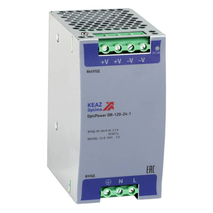 Блок питания OptiPower DR-120-24-1