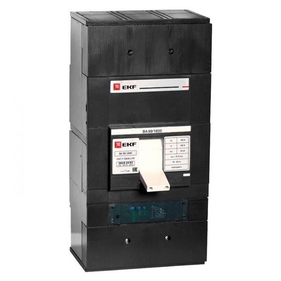 Силовой автомат EKF ВА-99C 1600А, электронный, 50кА, 3P, 1000А, mccb99-1600-1000