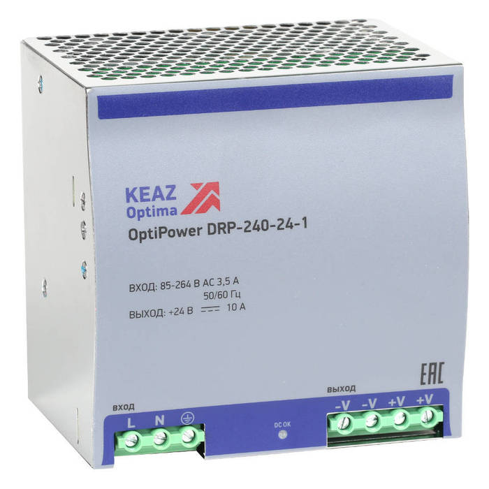 Блок питания OptiPower DRP-240-24-1