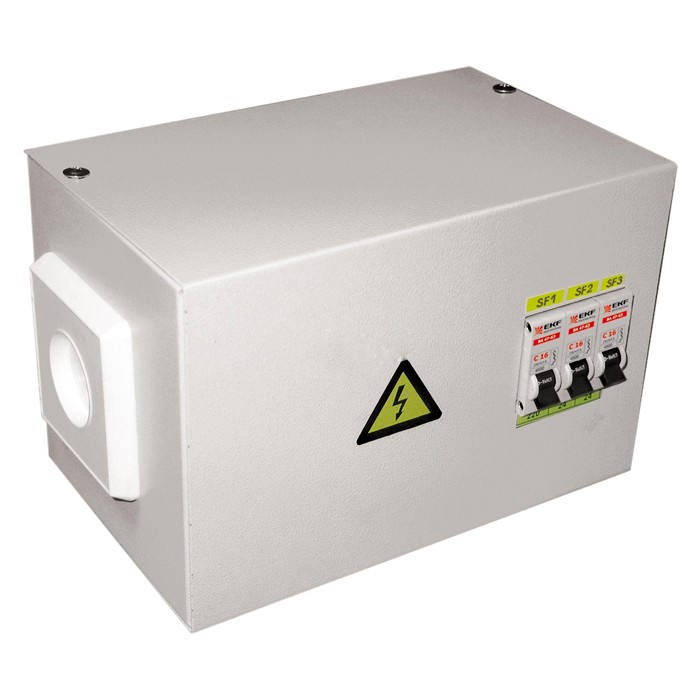 Ящик с понижающим трансформатором ЯТП 0,25кВА 230/36В (2 автомата) EKF Basic