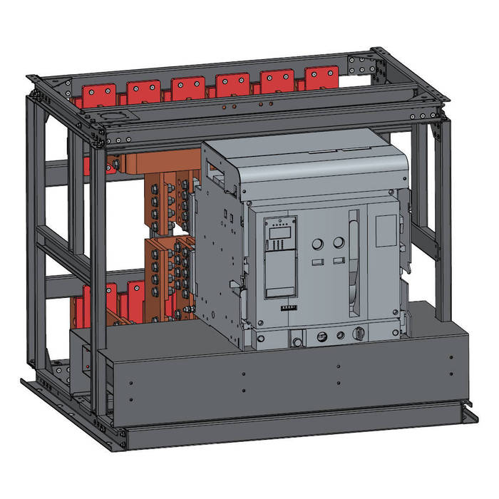 Блок замены автоматического выключателя-Э40В-OptiMat A-3200-S4-3P-100-D-MR8.0-B-C2200-M2-P01-S1-03