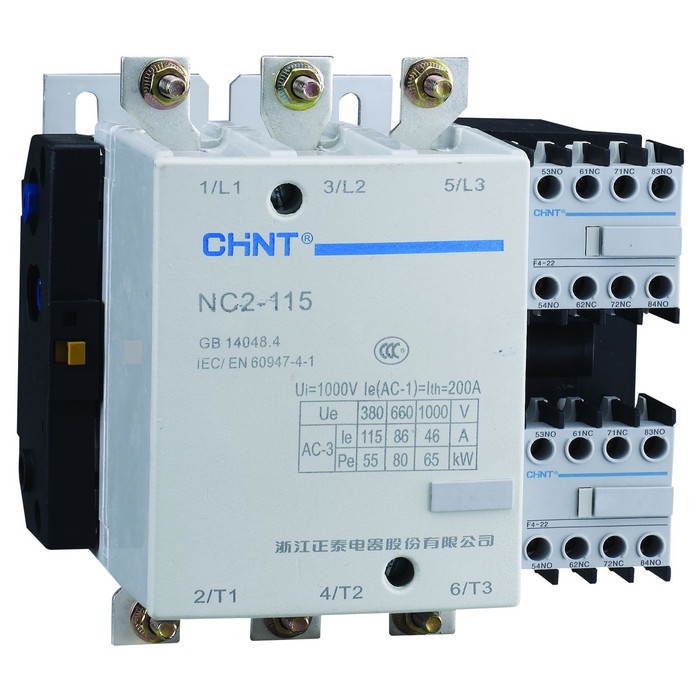 Реверсивный контактор Chint NC2 3P 115А 380-415В AC 55кВт, 235667