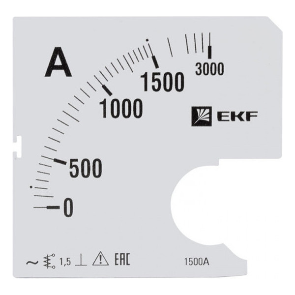 Шкала сменная для A961 1500/5А-1,5 EKF PROxima