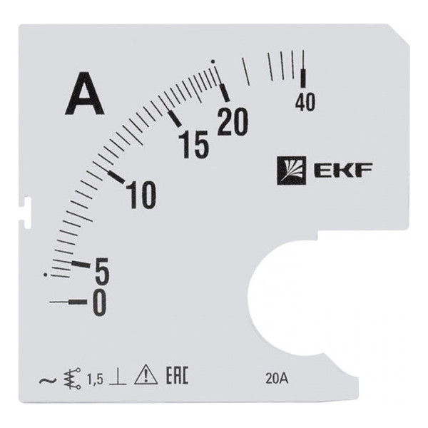 Шкала сменная для A961 20/5А-1,5 EKF PROxima