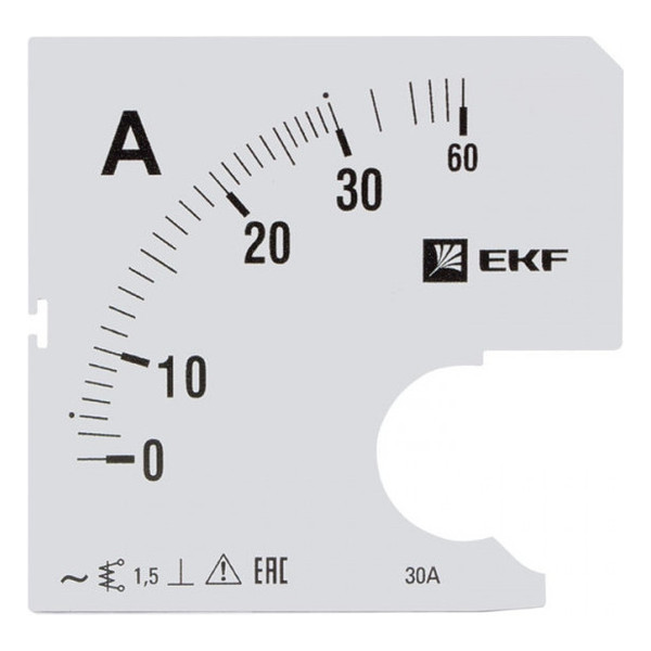 Шкала сменная для A961 30/5А-1,5 EKF PROxima