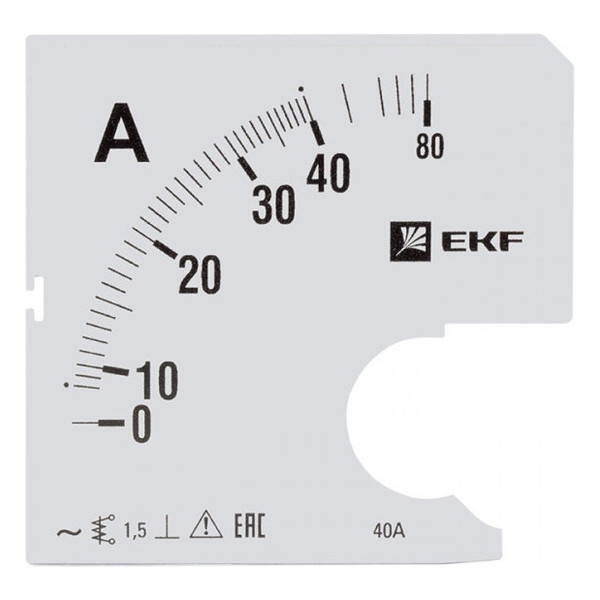 Шкала сменная для A961 40/5А-1,5 EKF PROxima