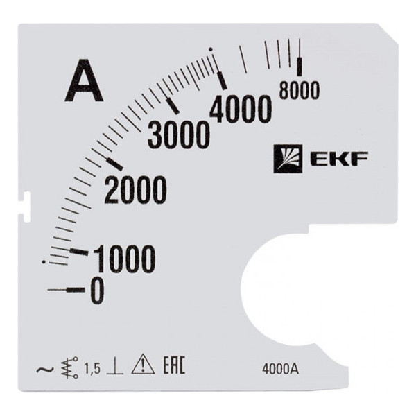Шкала сменная для A961 4000/5А-1,5 EKF PROxima