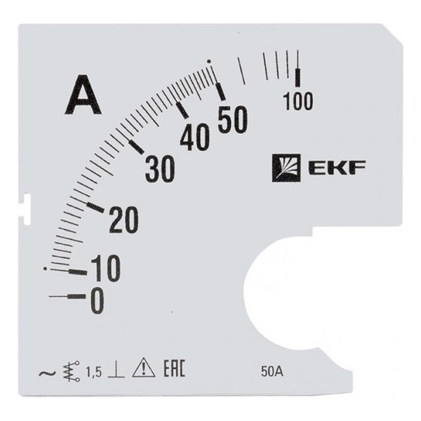 Шкала сменная для A961 50/5А-1,5 EKF PROxima