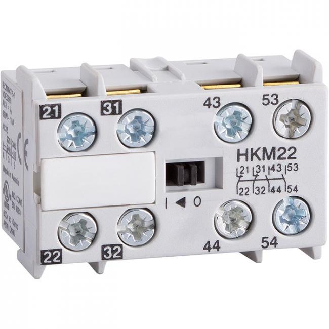 Блок контактов вспомогательный OptiStart HKM22 Блок контактов вспомогательный OptiStart HKM22