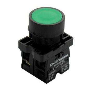 Кнопка управления NP2-EA31 без подсветки зеленая 1НО IP40 (CHINT)