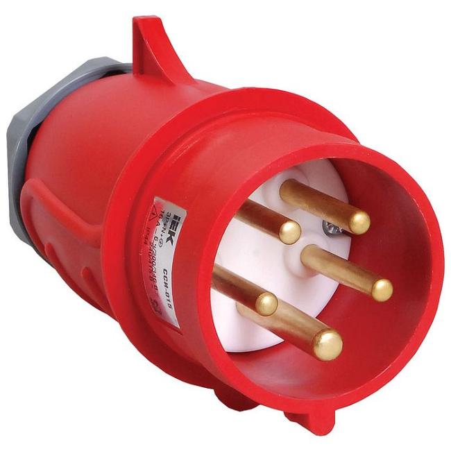 Вилка переносная ССИ-025 32А-6ч/200/346-240/415В 3Р+РЕ+N IP44 MAGNUM ИЭК Вилка переносная ССИ-025 32А-6ч/200/346-240/415В 3Р+РЕ+N IP44 MAGNUM ИЭК