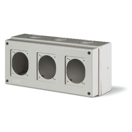 Корпус на 3 поста с основанием 70х87 мм. Тип M150 (упак. 6шт) Корпус на 3 поста с основанием 70х87 мм. Тип M150 (упак. 6шт)