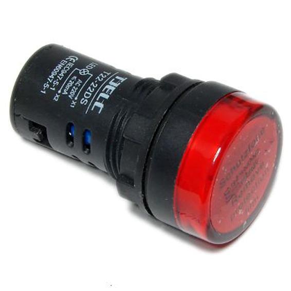 Лампа AD22DS(LED)матрица d22мм красный 12В AC/DC ИЭК Лампа AD22DS(LED)матрица d22мм красный 12В AC/DC ИЭК