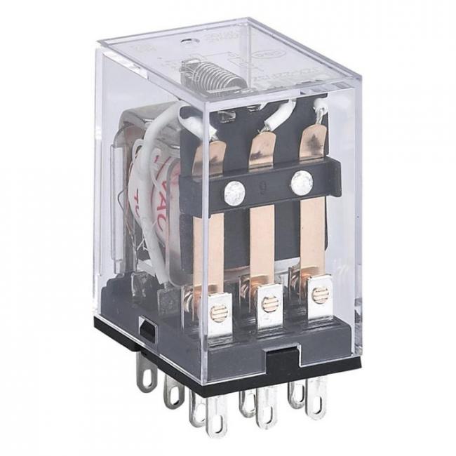 Промежуточное реле JZX-22F(D) 4 конт. с инд. LED 3А 12В DC (R)(CHINT) Промежуточное реле JZX-22F(D) 4 конт. с инд. LED 3А 12В DC (R)(CHINT)