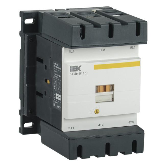Контактор IEK 115А 400В AC, KKTE50-115-400-10 Контактор IEK 115А 400В AC, KKTE50-115-400-10