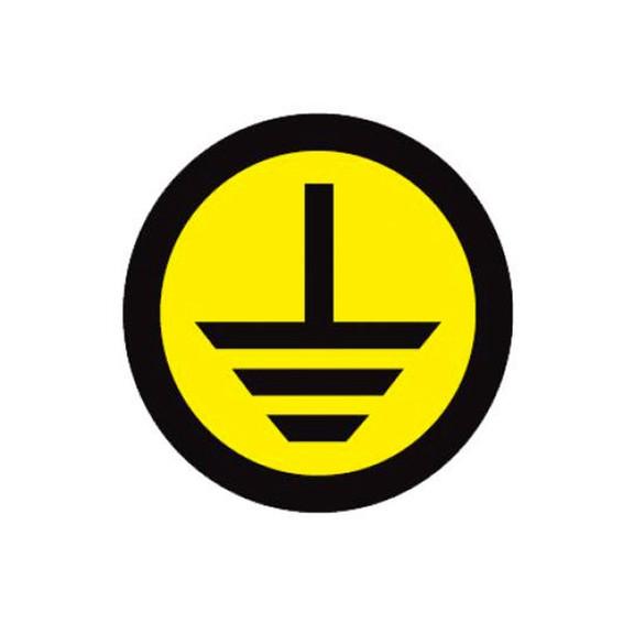 Знак круглый земля (1шт) (d20мм) PROxima Знак круглый земля (1шт) (d20мм) PROxima