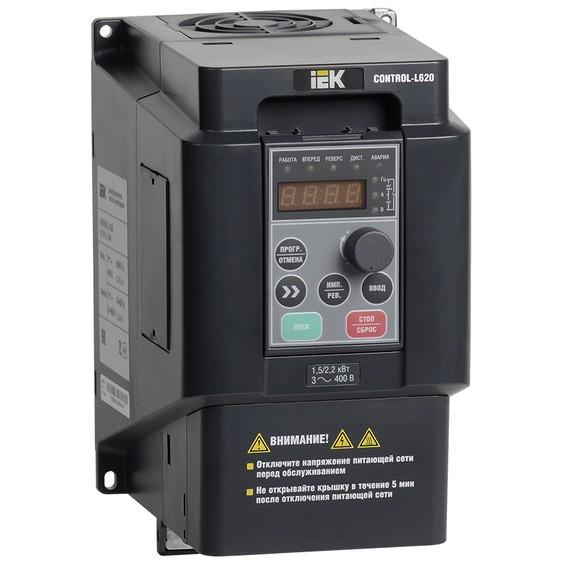 Преобразователь частоты CONTROL-L620 380В, 3Ф 4-5,5 kW IEK Преобразователь частоты CONTROL-L620 380В, 3Ф 4-5,5 kW IEK