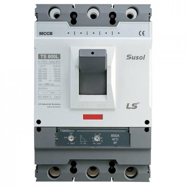 Силовой автомат LS Electric TS800 800А, ATU, 150кА, 3P, 800А, 0111001500